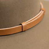 Leather Hat Band - Saddle Tan