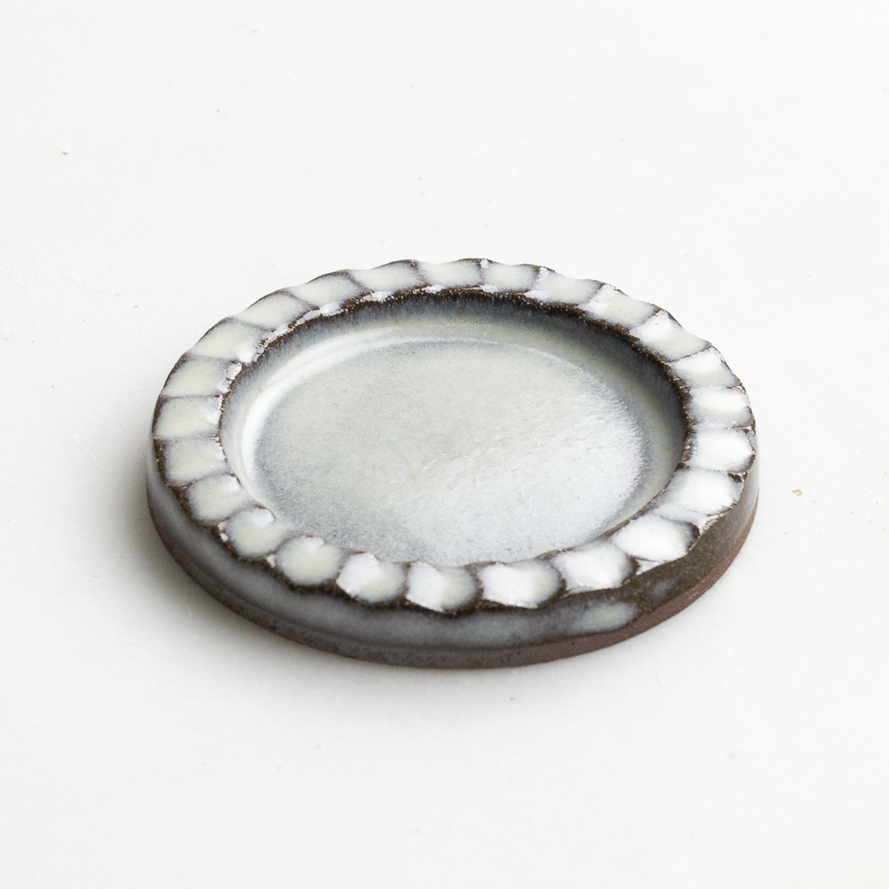 Hibi Ceramic Incense Holder - White