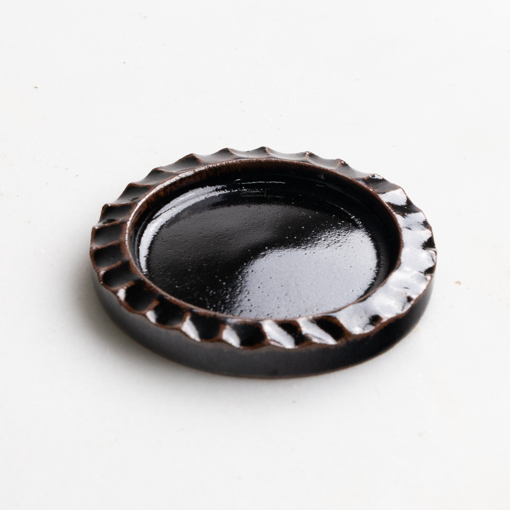Hibi Ceramic Incense Holder - Black