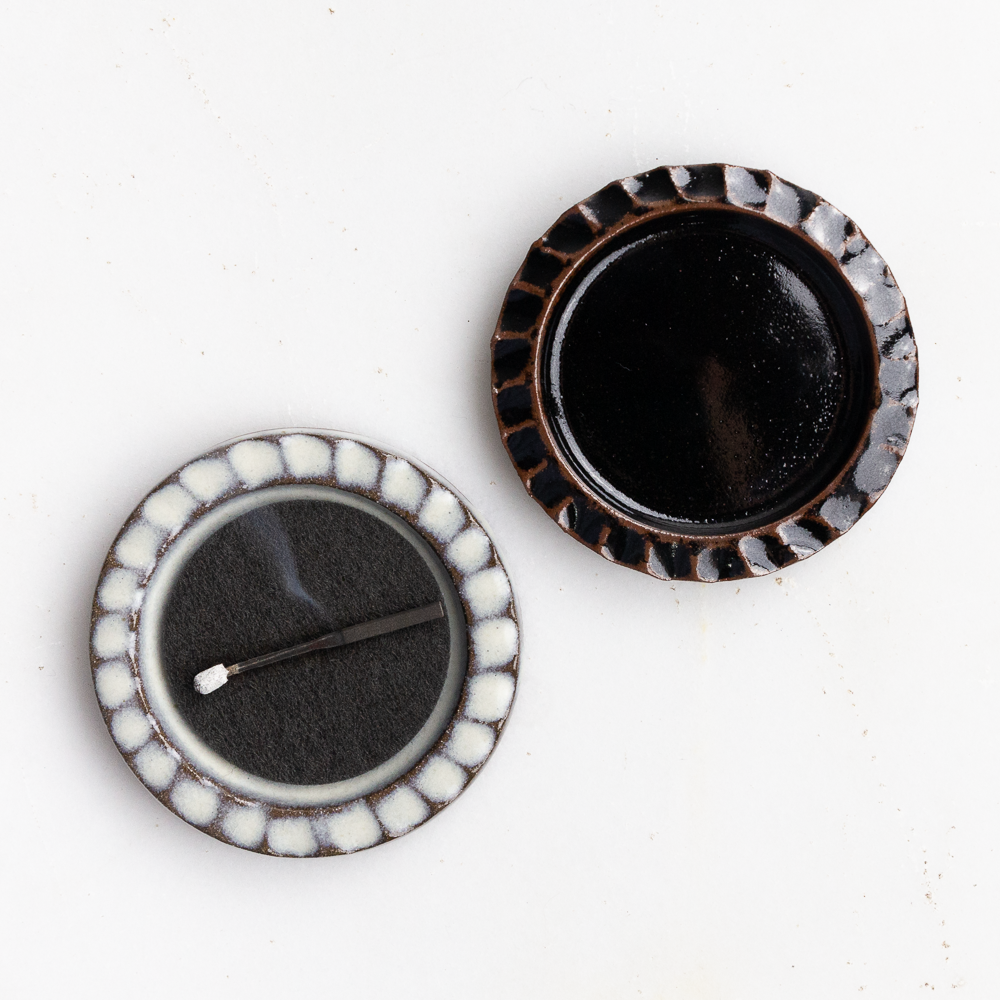Hibi Ceramic Incense Holder - Black