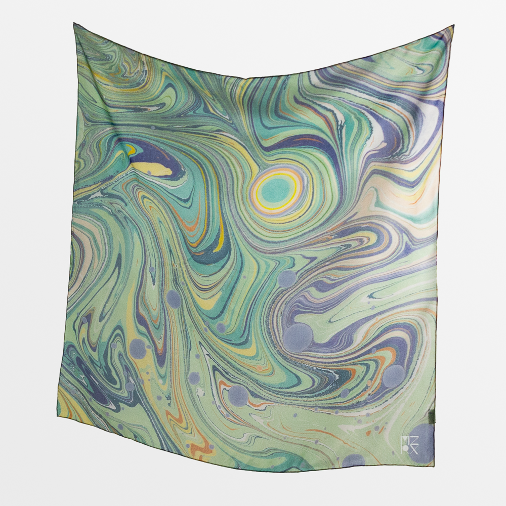 Mercedez Rex Silk Bandana - Wabi Sabi