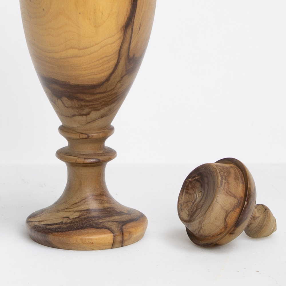 Wooden Vessel with Lid
