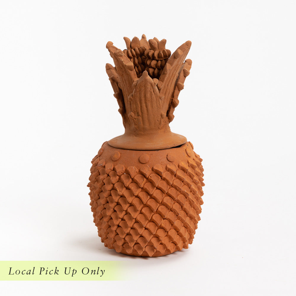 Terracotta Piñas with Lid