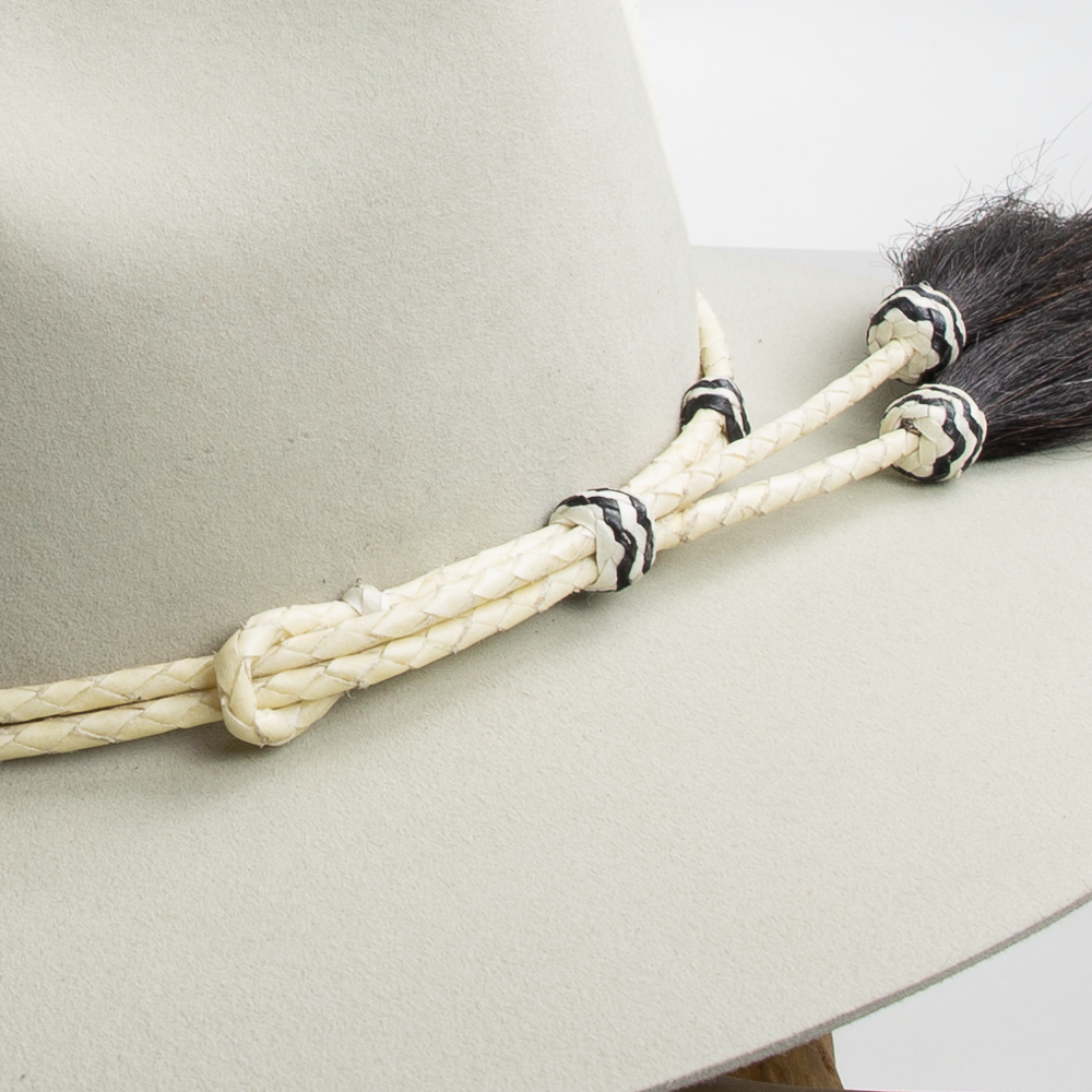Rawhide Hat Band With Tassels