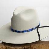Tapestry Tie Hat Band - True Blue