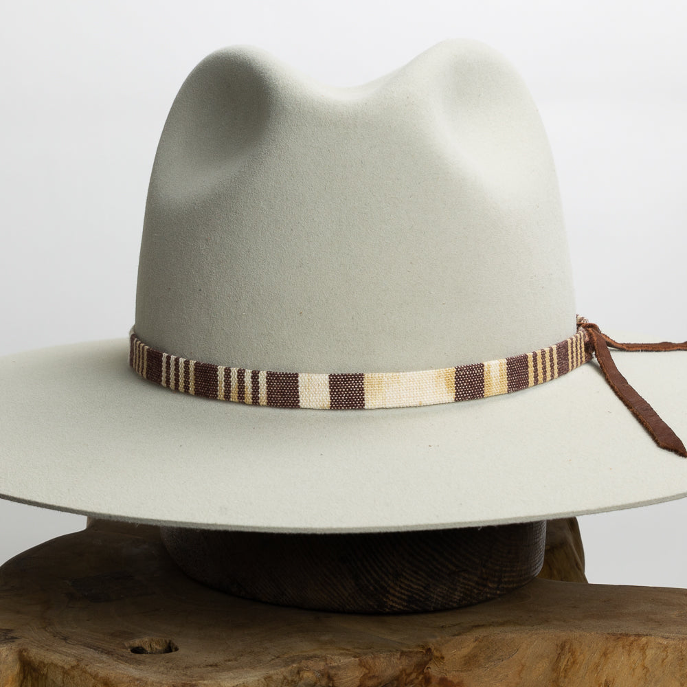 Tapestry Tie Hat Band - Coffee