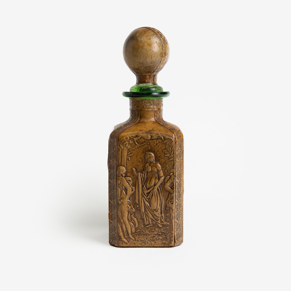 Leather Wrapped Decanter