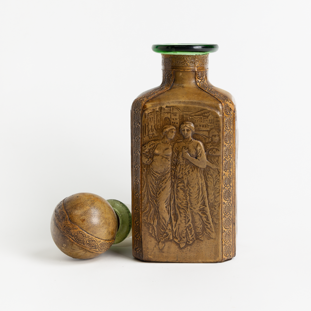 Leather Wrapped Decanter