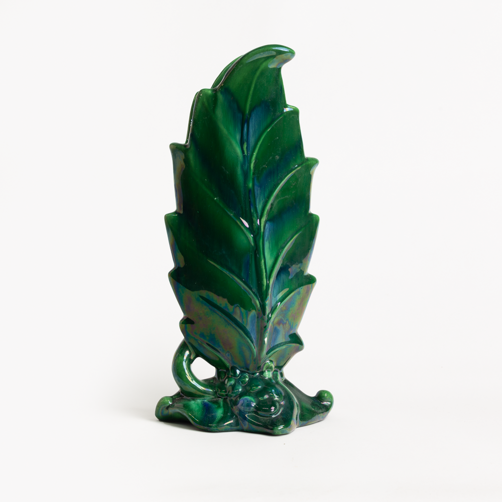 Royal Haegar Green Leaf Vase