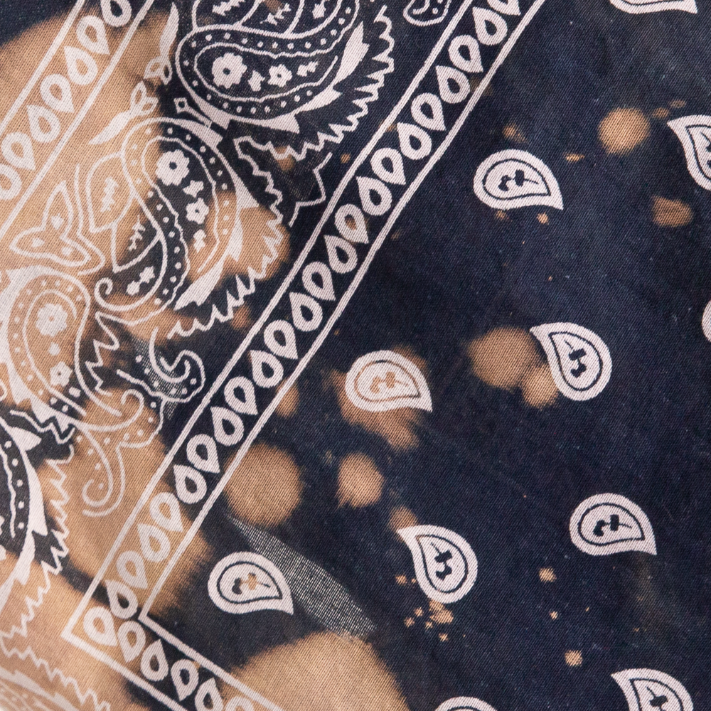 Stonewashed Cotton Bandana - Black