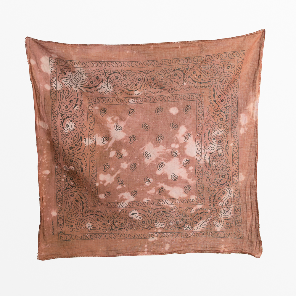 Stonewashed Cotton Bandana - Mauve