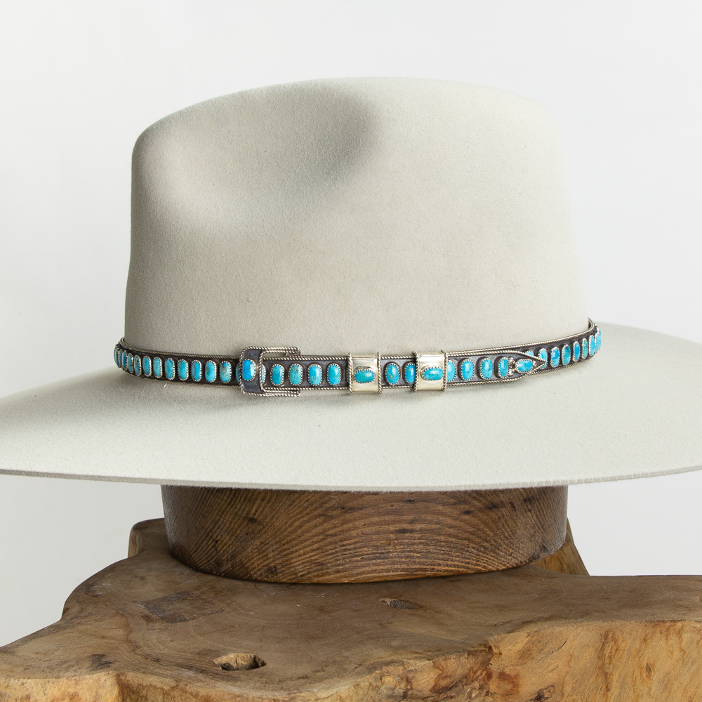 Sterling Silver Turquoise Hat Band – Maufrais-Austin