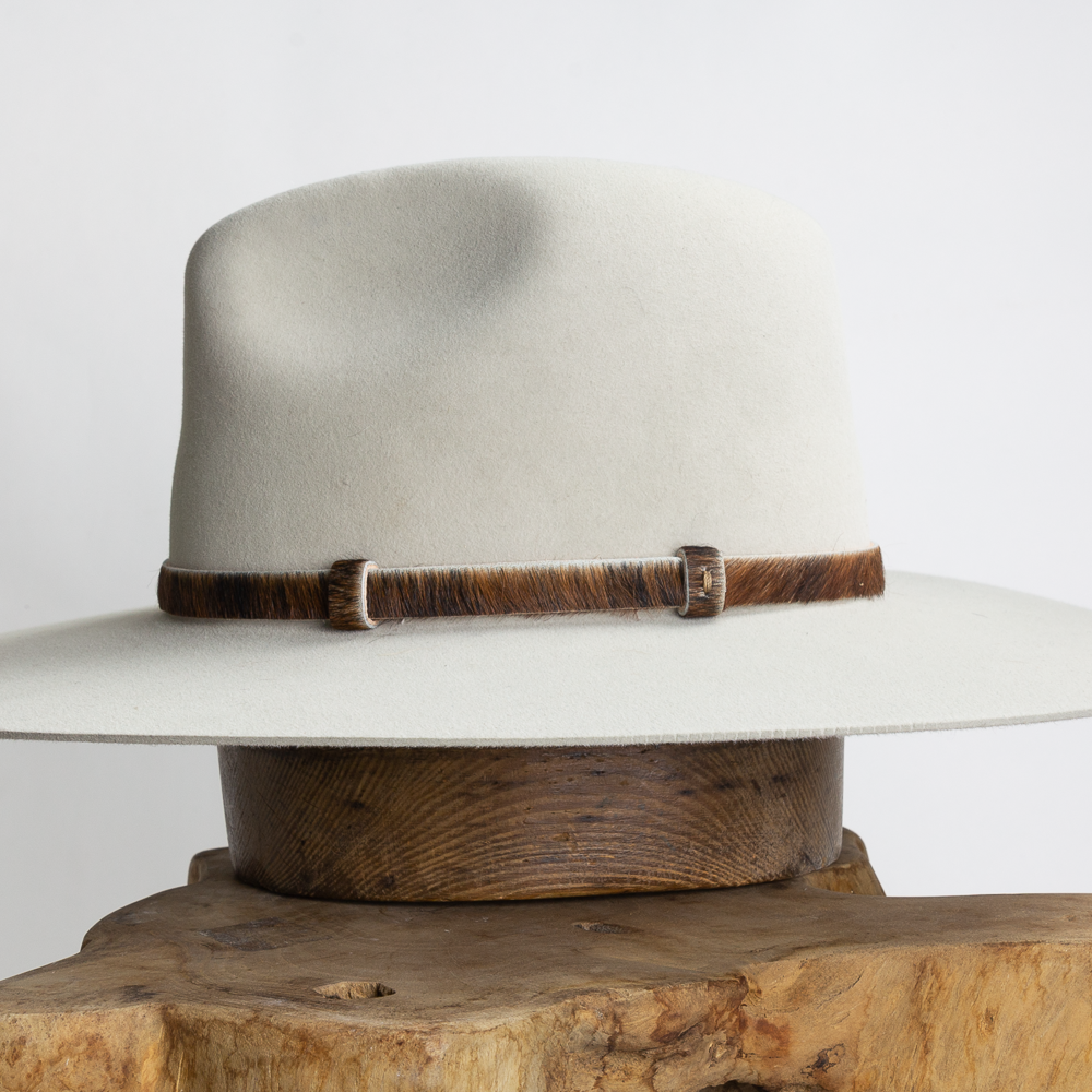 Cowhide Hat Band - Brindle – Maufrais-Austin