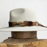 Feather Hat Band - Gold Rooster