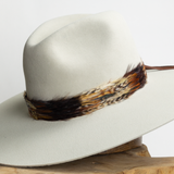 Feather Hat Band - Gold Rooster