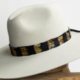 Feather Hat Band - Black Rooster