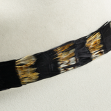 Feather Hat Band - Black Rooster