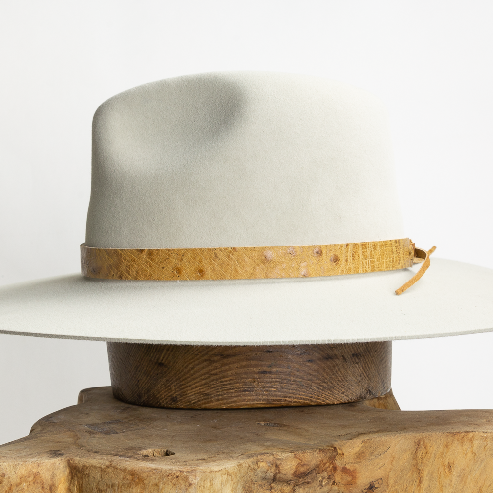Feather Hat Band - Blue Reeves – Maufrais-Austin