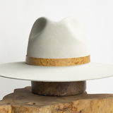 Ostrich Leather Tie Hat Band - Mustard