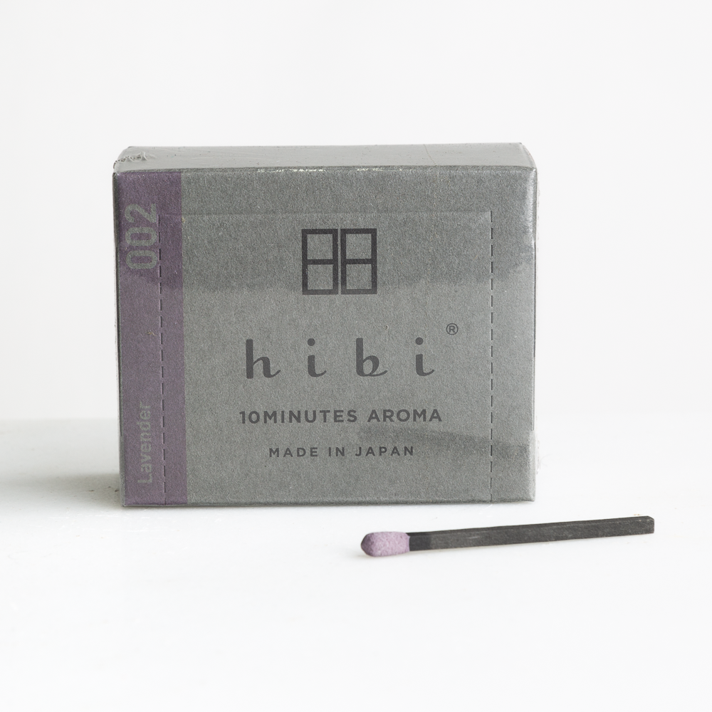 Hibi Incense 30 Match Box - Lavender