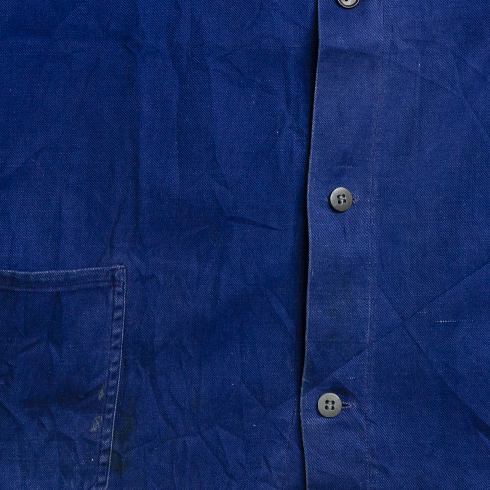 Kyoto Vintage Cotton Work Jacket in Indigo #1