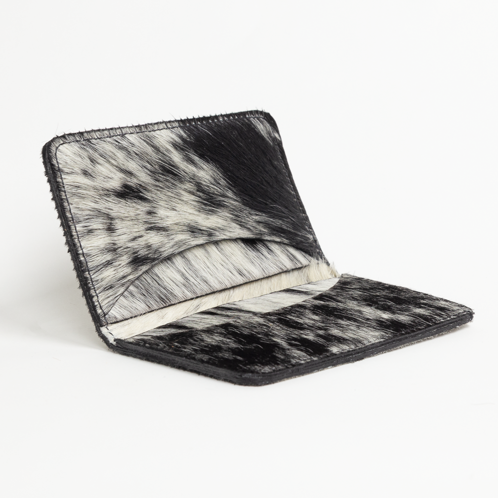 Cowhide Wallet - White