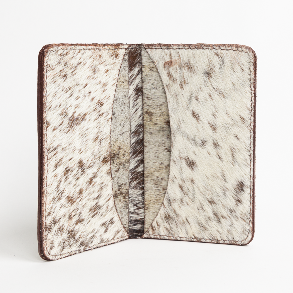 Cowhide Wallet - Brown Speckle