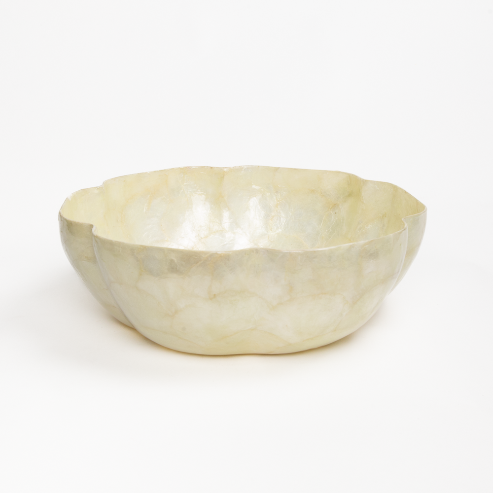 Scalloped Mother of Pearl Bowl