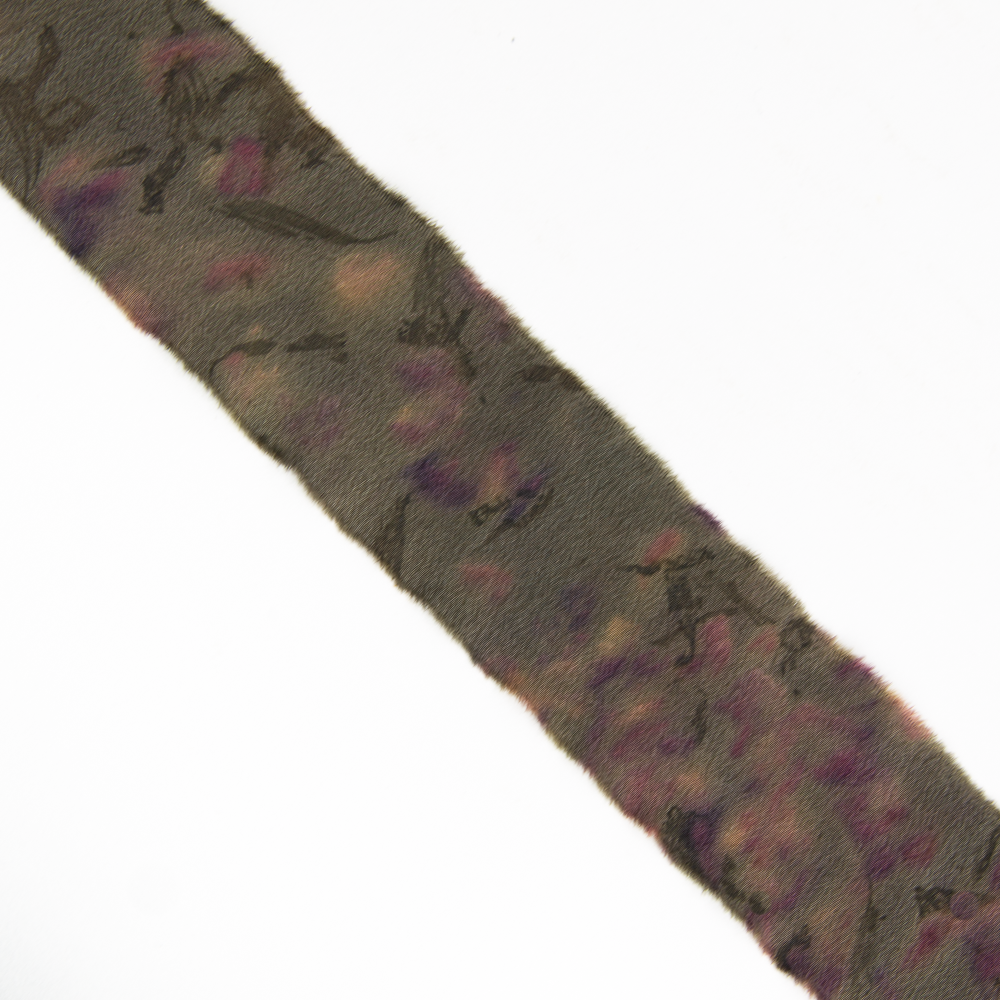 Botanically Dyed Silk Hat Band - Green