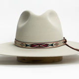 Thick Tapestry Hat Band - Red