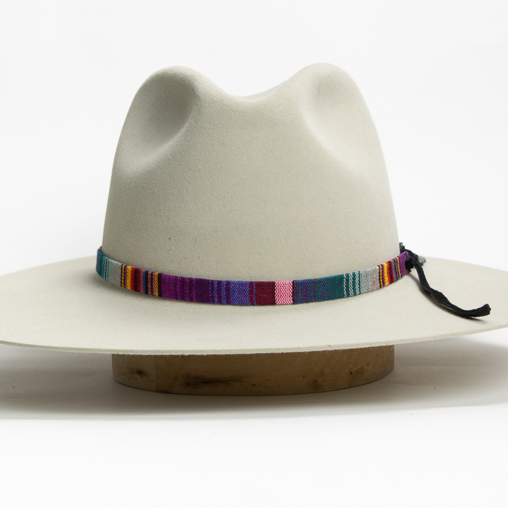 Tapestry Tie Hat Band - Santa Fe Sky