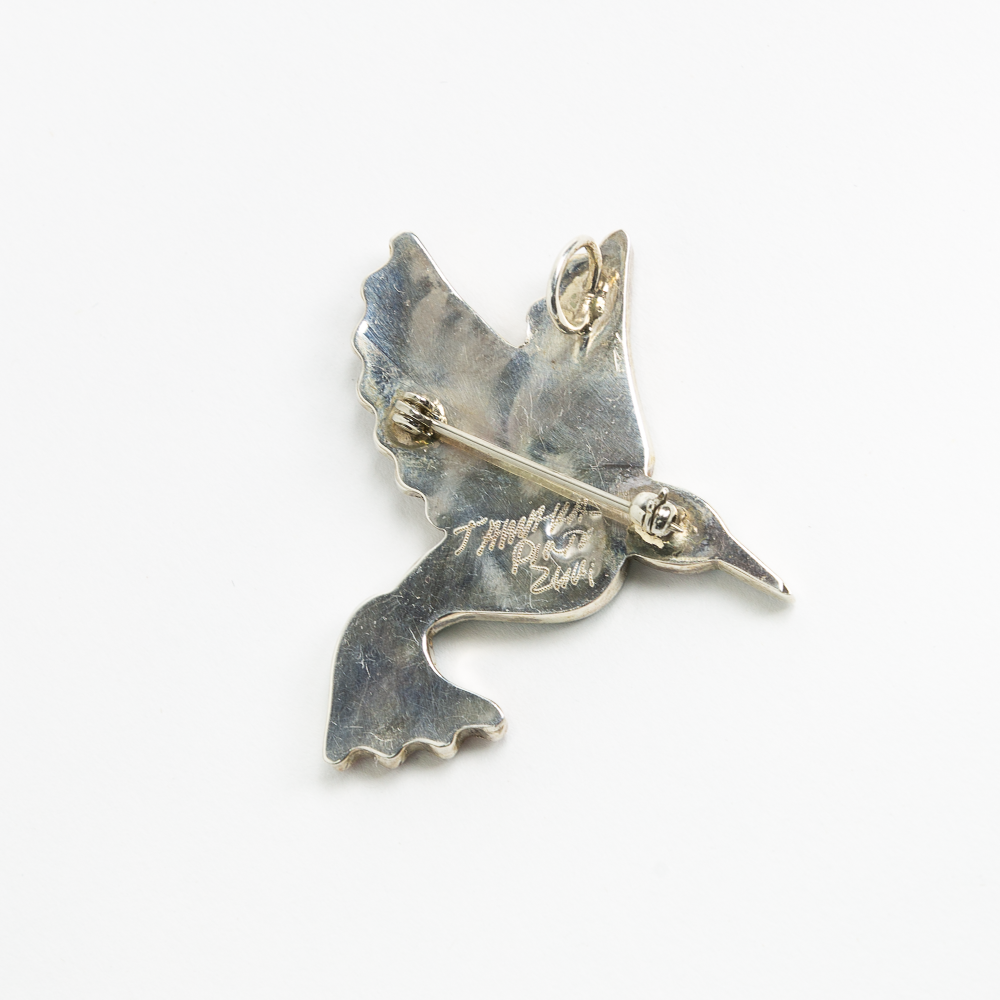 Zuni Hummingbird Pin