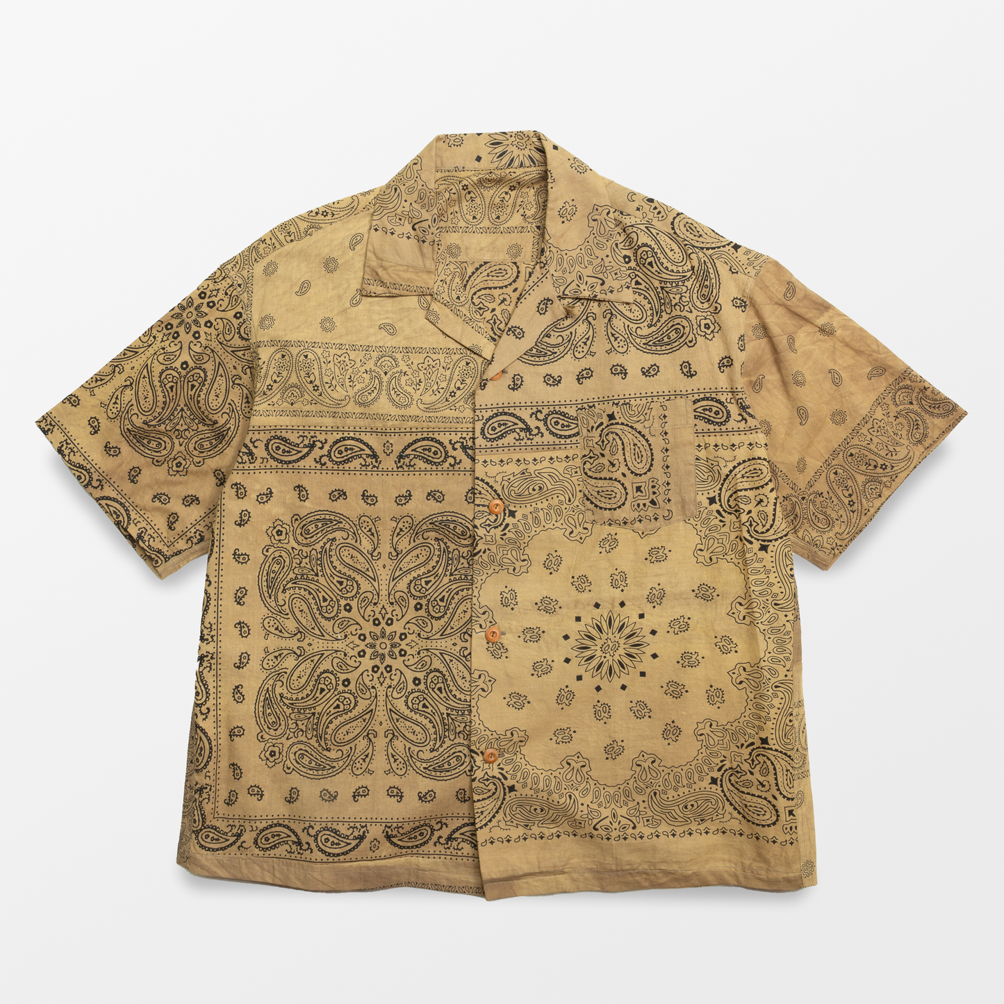 Bandana Button Down - Tan