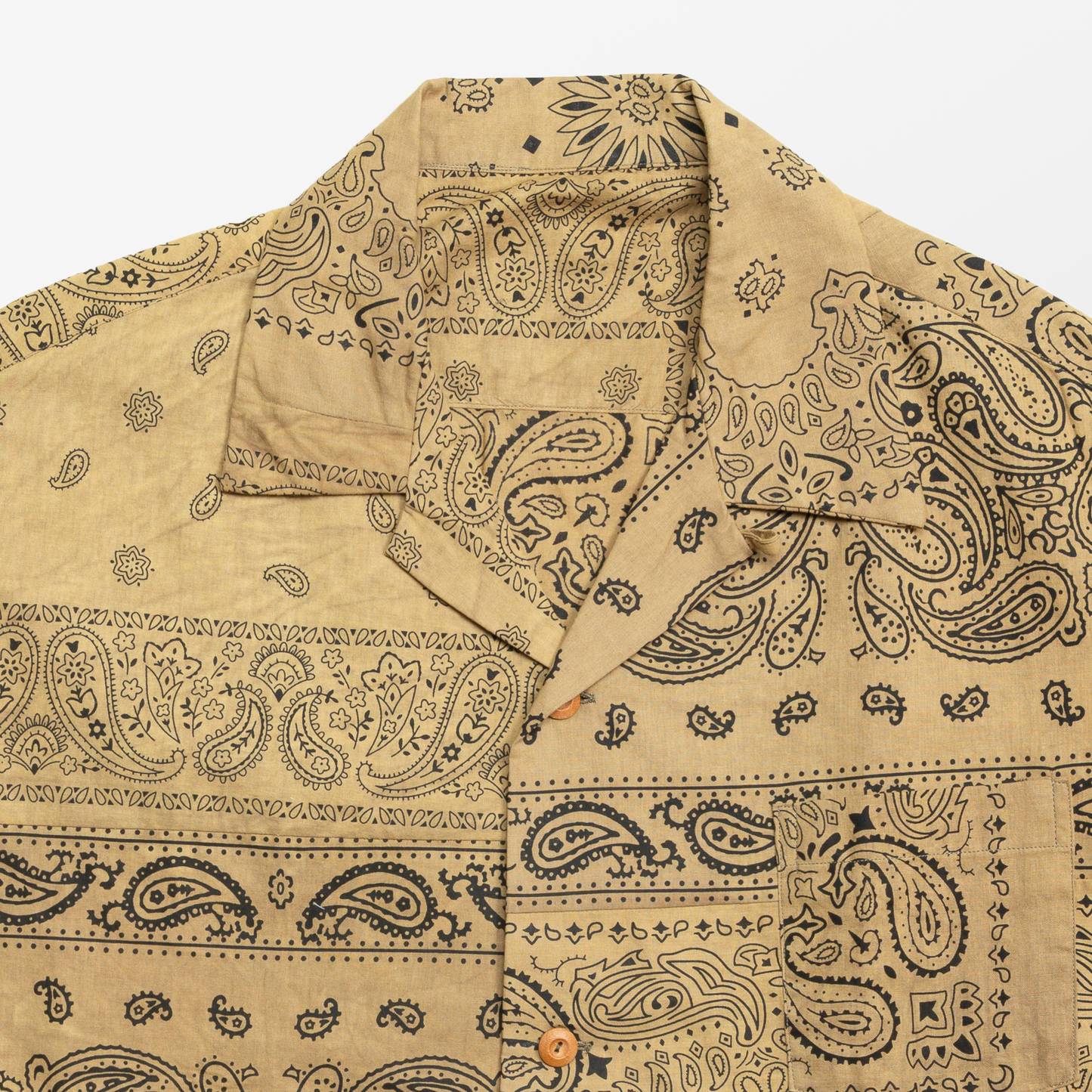 Bandana Button Down - Tan