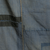 Japanese Boro Indigo Cloth - Stripe