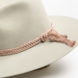 Nylon Braided Hat Band - Pink