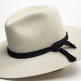 Nylon Braided Hat Band - Black