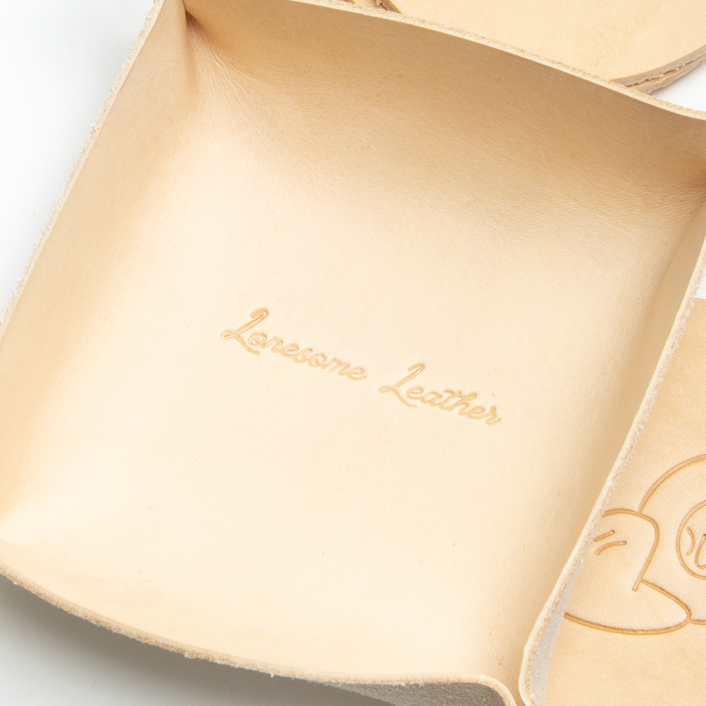 Lonesome Leather Coaster + Tinket Tray