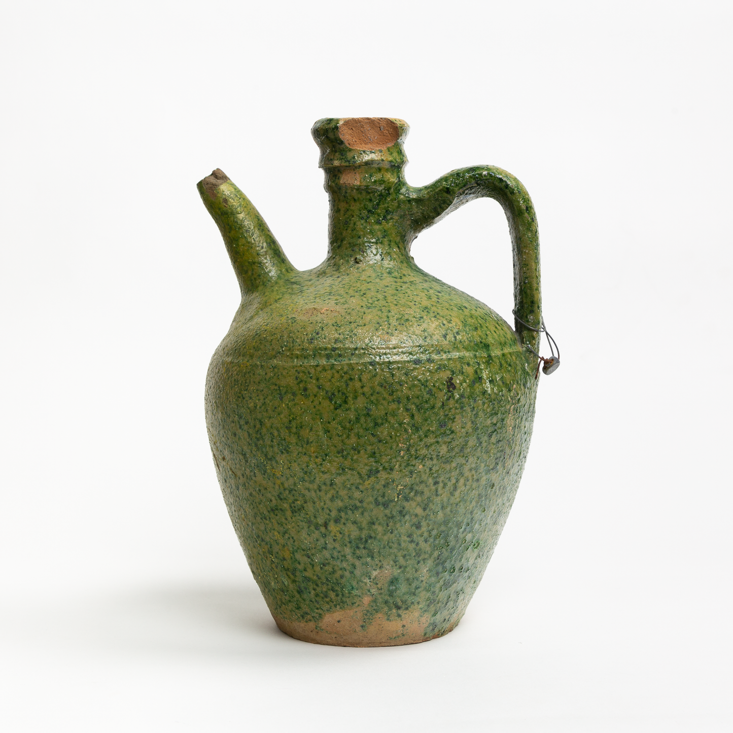 Speckled Green Turkish Water Pot