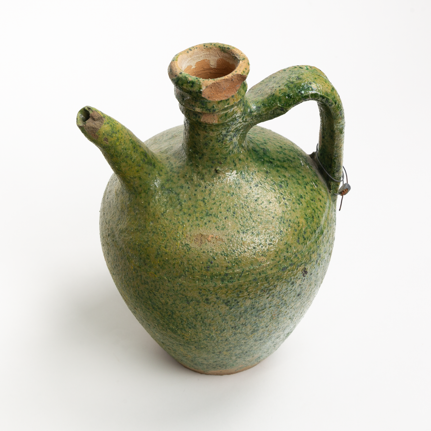 Speckled Green Turkish Water Pot