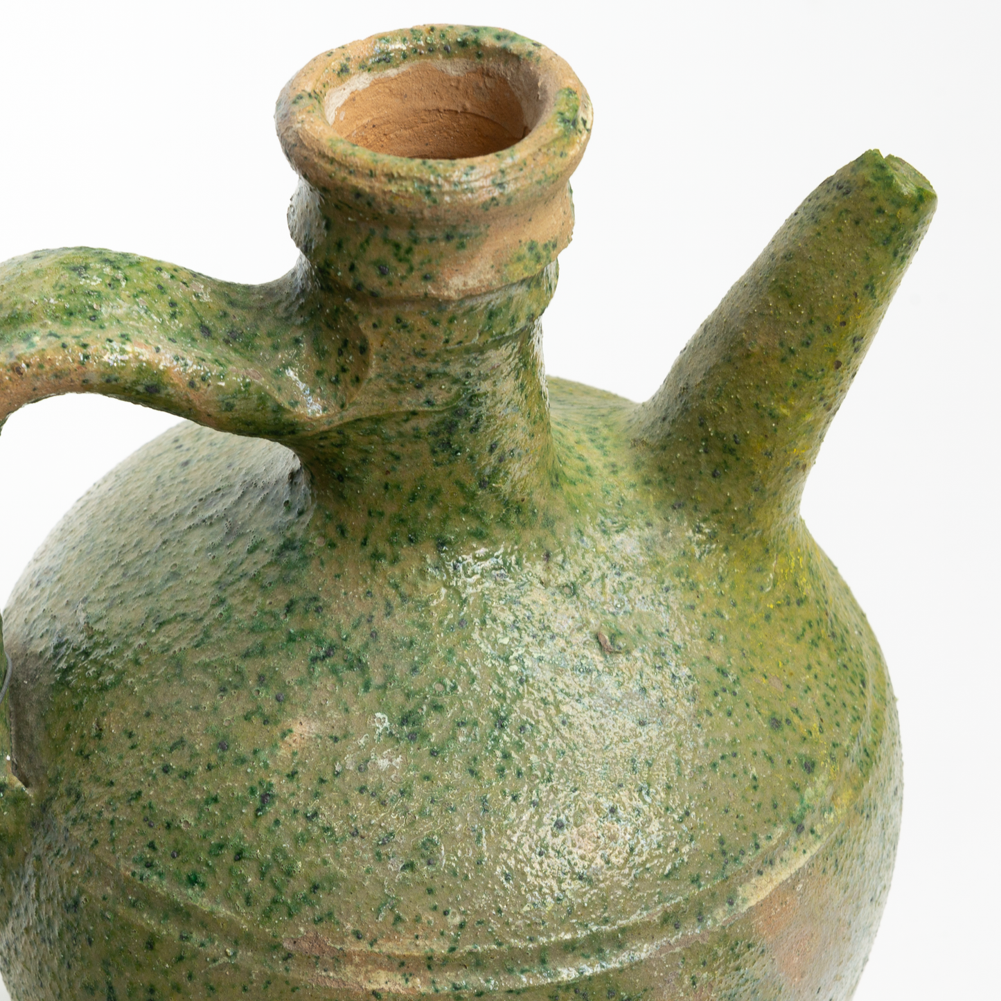 Speckled Green Turkish Water Pot