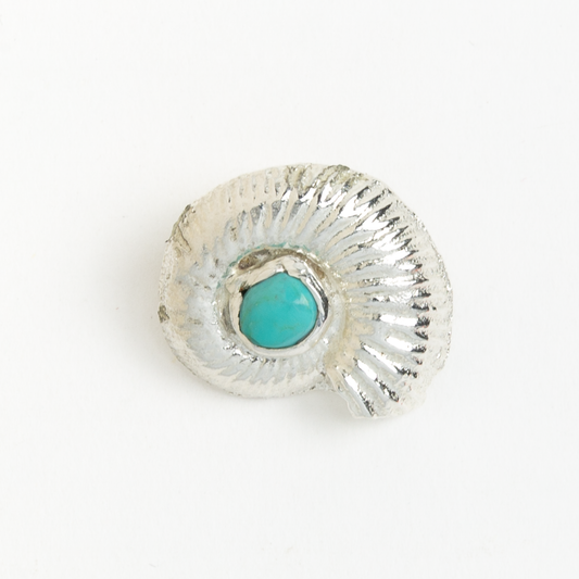 Turquoise Ammonite Hat Bolo