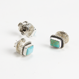 Turquoise Rectangle Pin