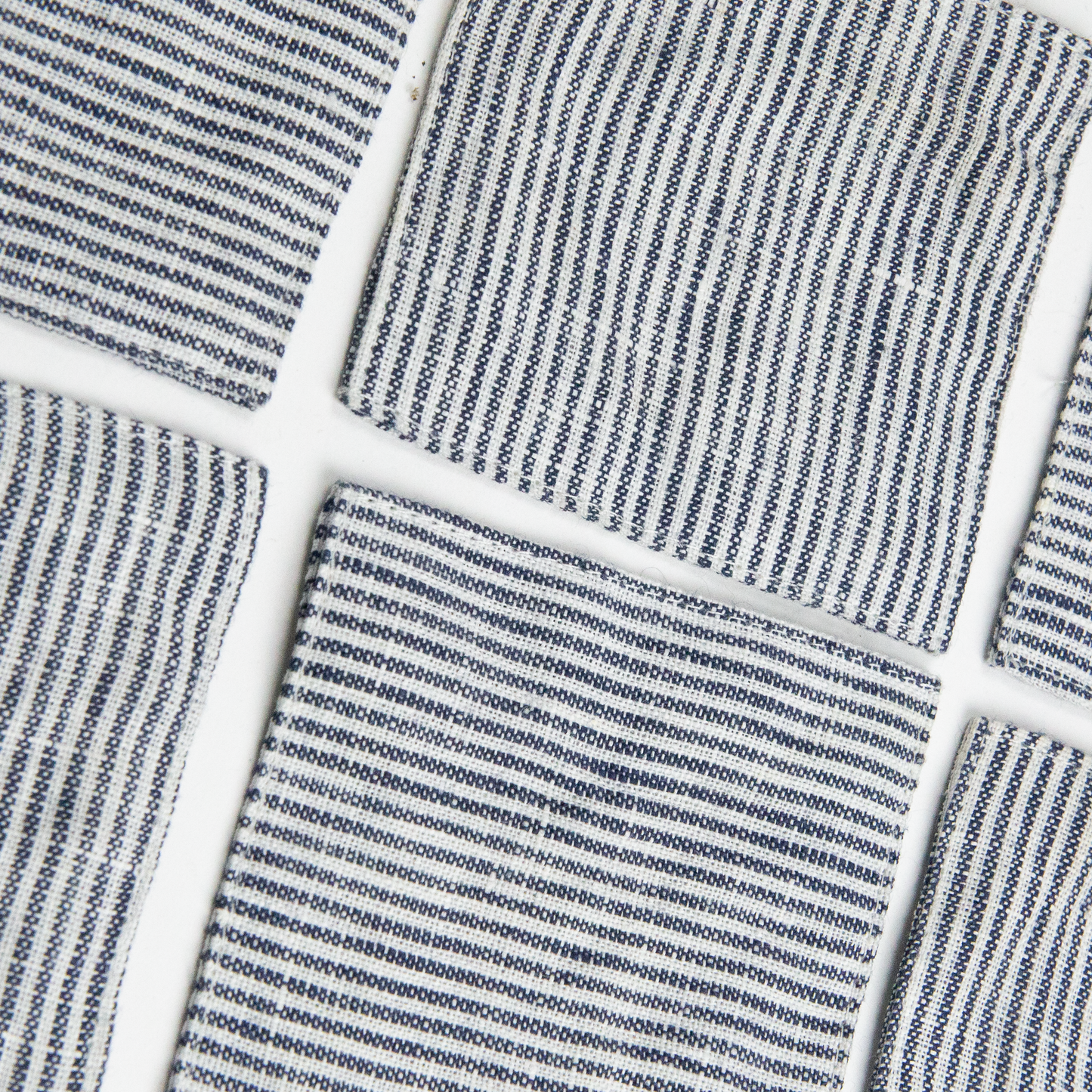 Striped Cocktail Napkins - Set of 6