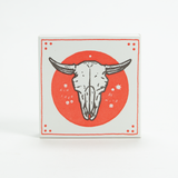 Archivist Square Matchbox - Skull