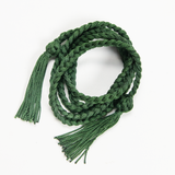 Nylon Braided Hat Band - Emerald