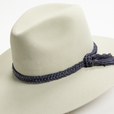 Nylon Braided Hat Band - Light Blue