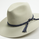 Nylon Cadeneta Hat Band - Light Blue
