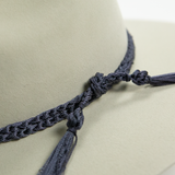 Nylon Cadeneta Hat Band - Light Blue
