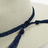 Nylon Cadeneta Hat Band - Navy